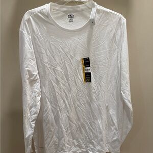 Men's Classic White Long Sleeve Tee NWT